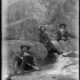 3 members of De Salis family rest at Ginnenderra Falls ca 1900