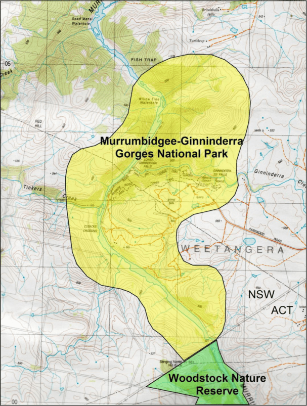 A Proposal for a Murrumbidgee - Ginninderra Gorges National Park